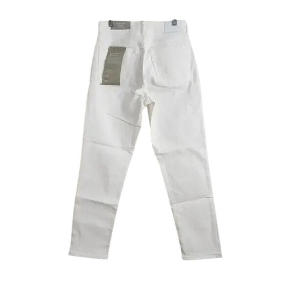 NWT Everlane The Curvy Cheeky Stretch Jean High Rise Straight Leg 28 / 6 Ecru - Picture 14 of 14